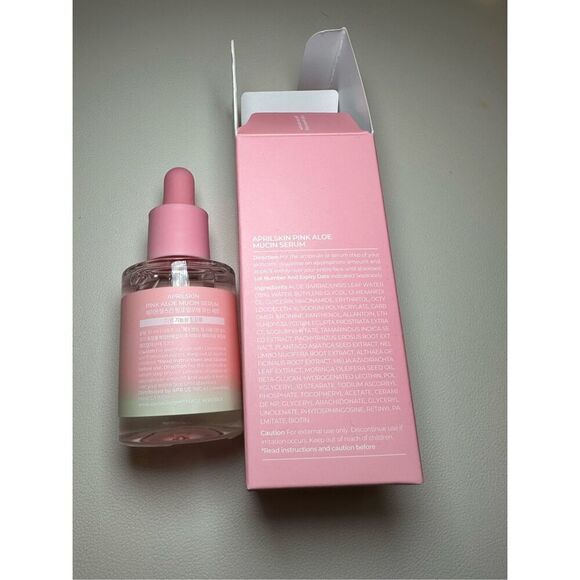 APRILSKIN Pink Aloe Mucin Serum 1.01 fl.oz (30ml) - Picture 4 of 7